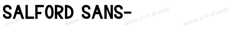salford sans字体转换 salford sans字体转换